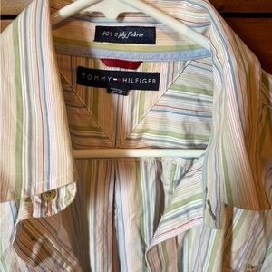 Tommy Hilfiger Men's Multicolor Striped Shirt